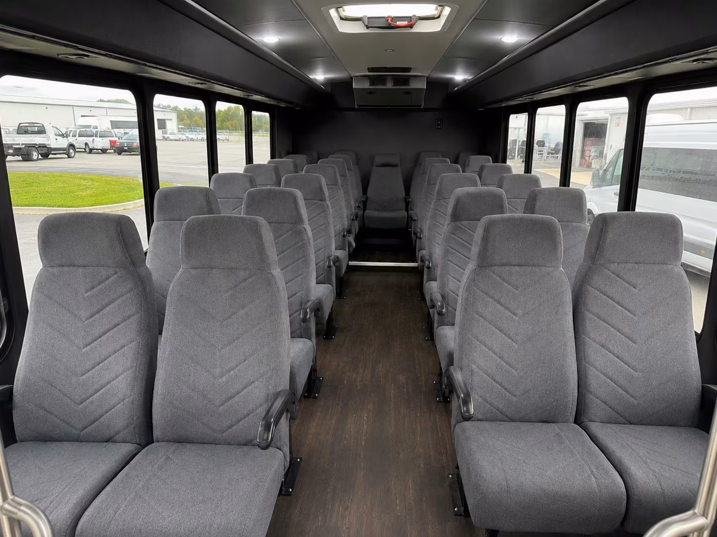 15 passenger minibus interior