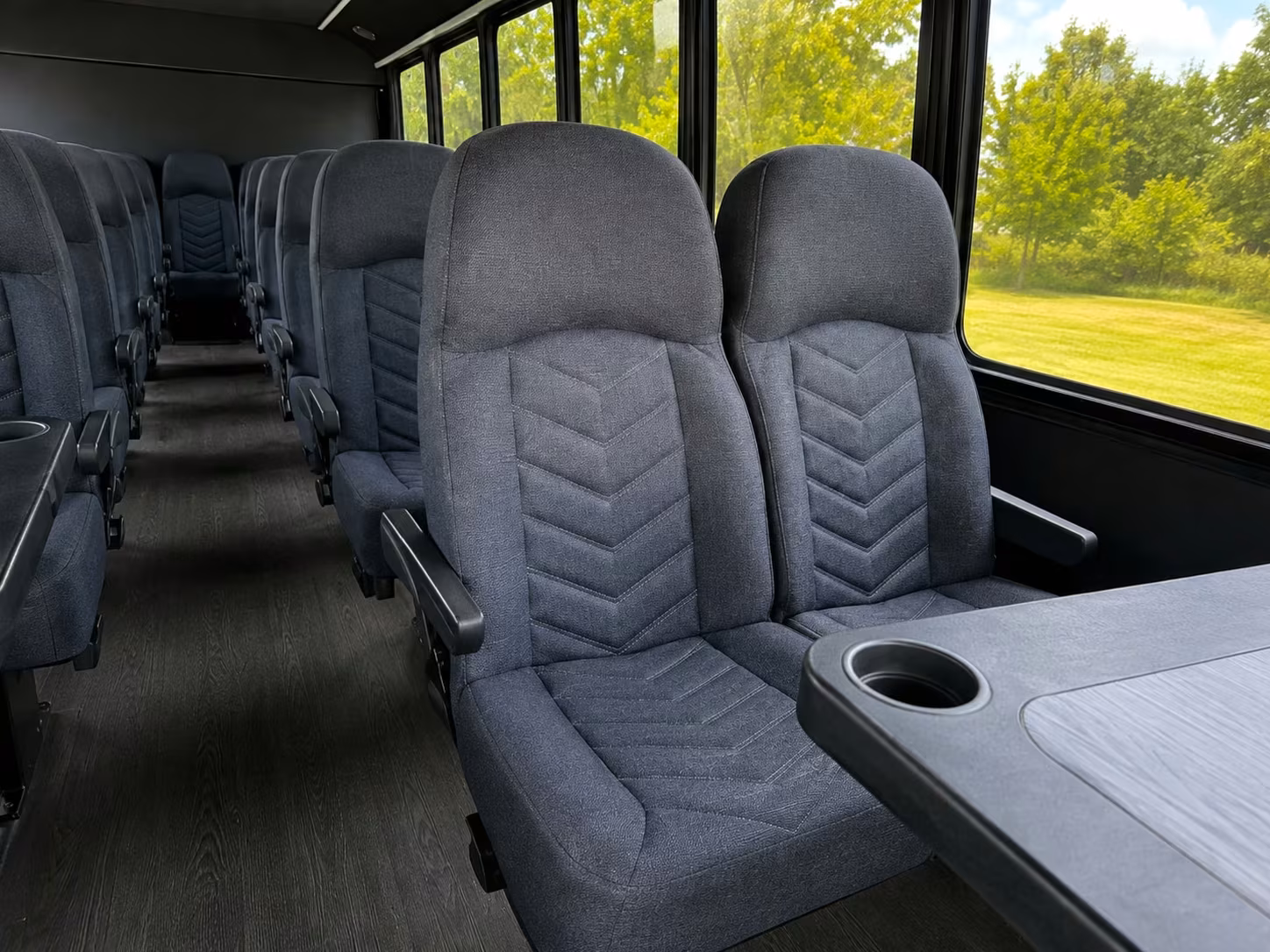 20 passenger minibus inside