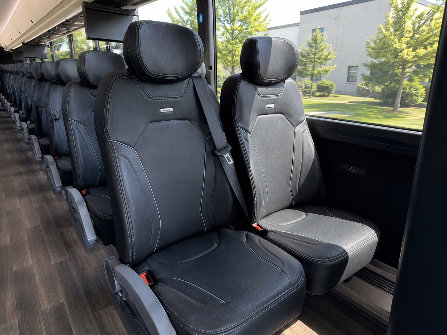 chino charter bus interior
