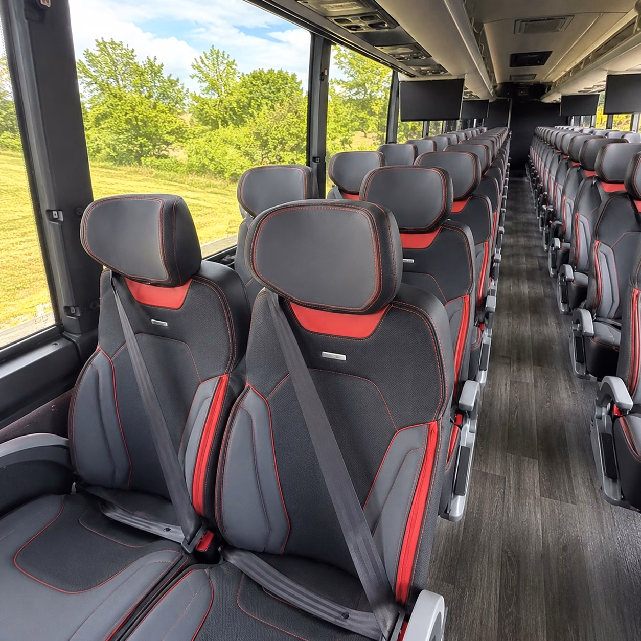 chino to las vegas charter bus rentals on i 15
