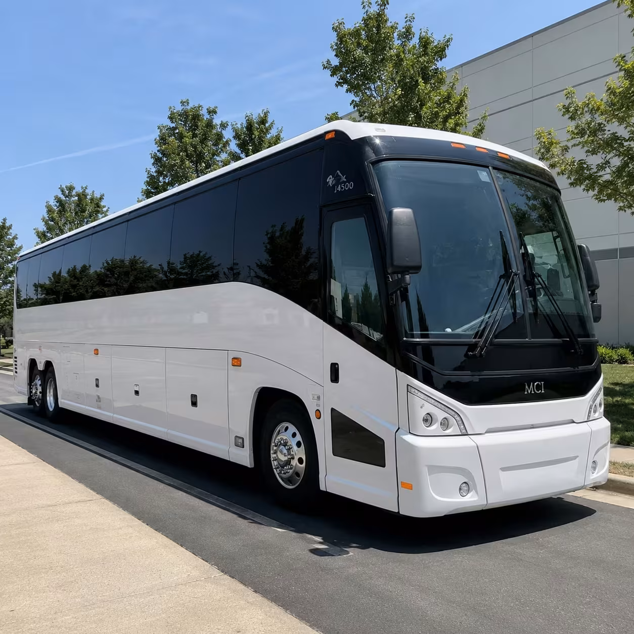 multiple charter buses for large chino concert groups