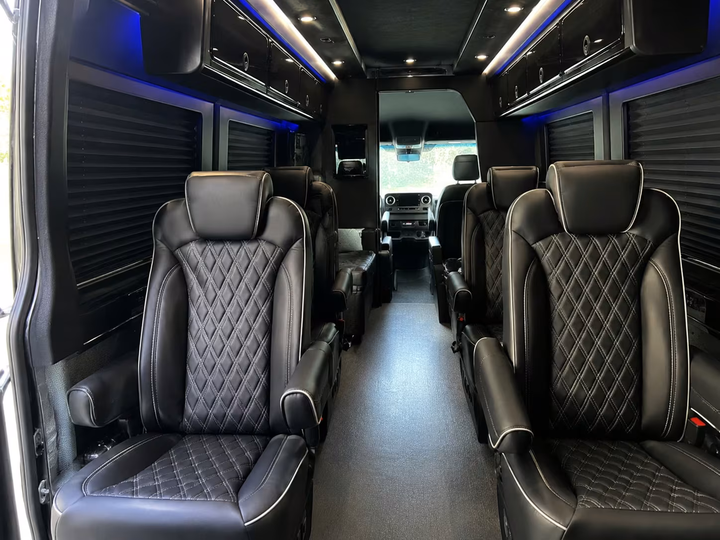 sprinter van with driver interior